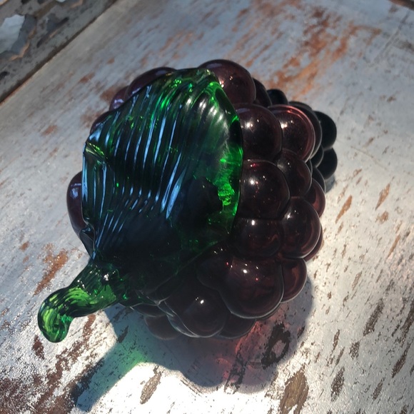 Beautiful glass grapes purple - Picture 2 of 3